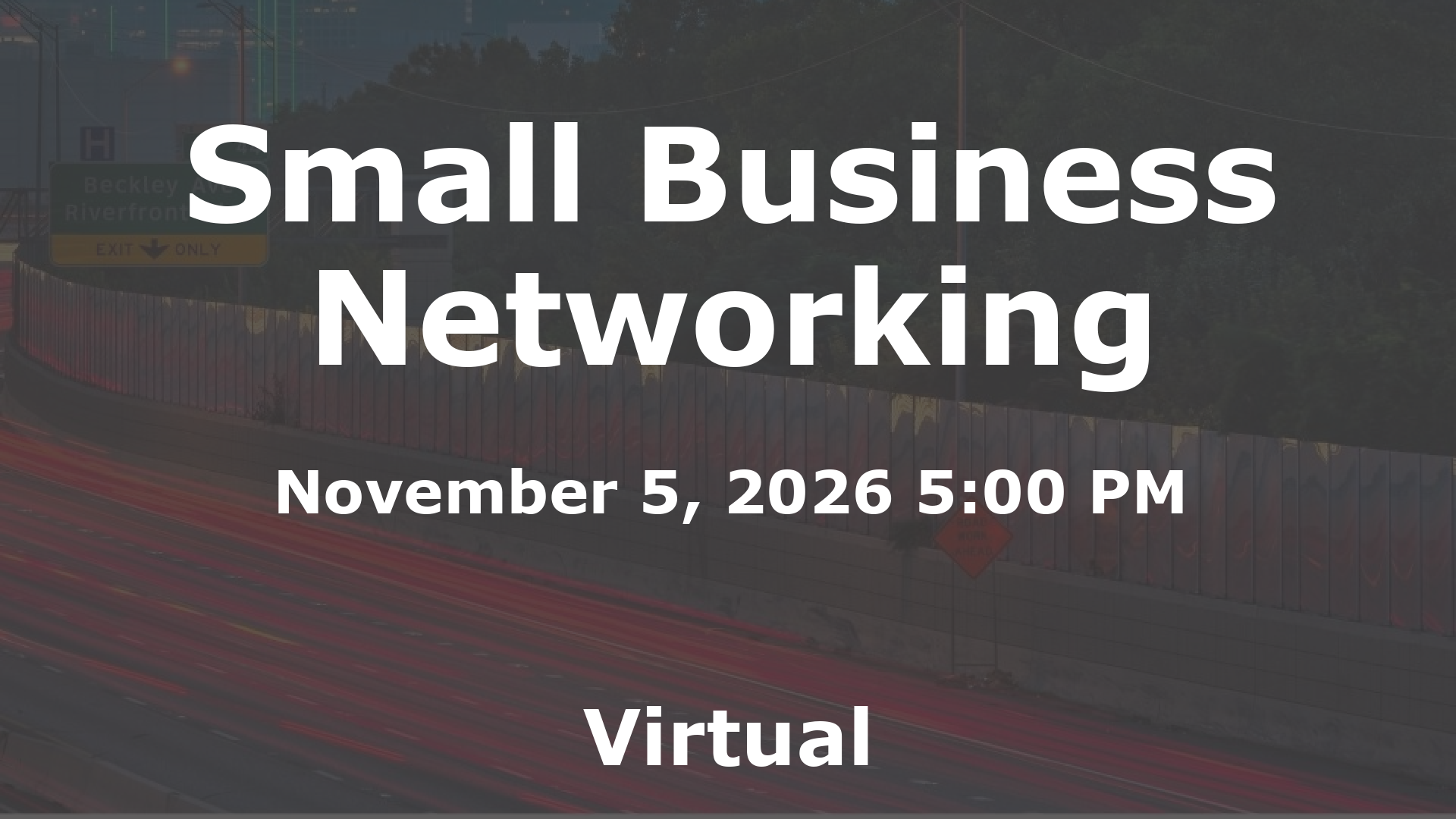 Small Business Networking event image